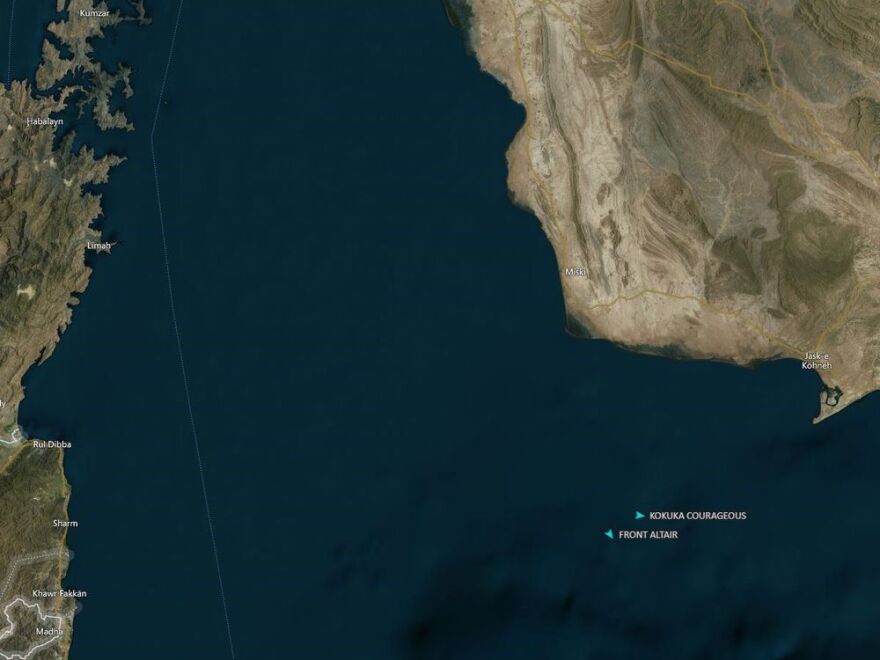 Εκρήξεις σε δύο δεξαμενόπλοια στον Κόλπο του Ομάν