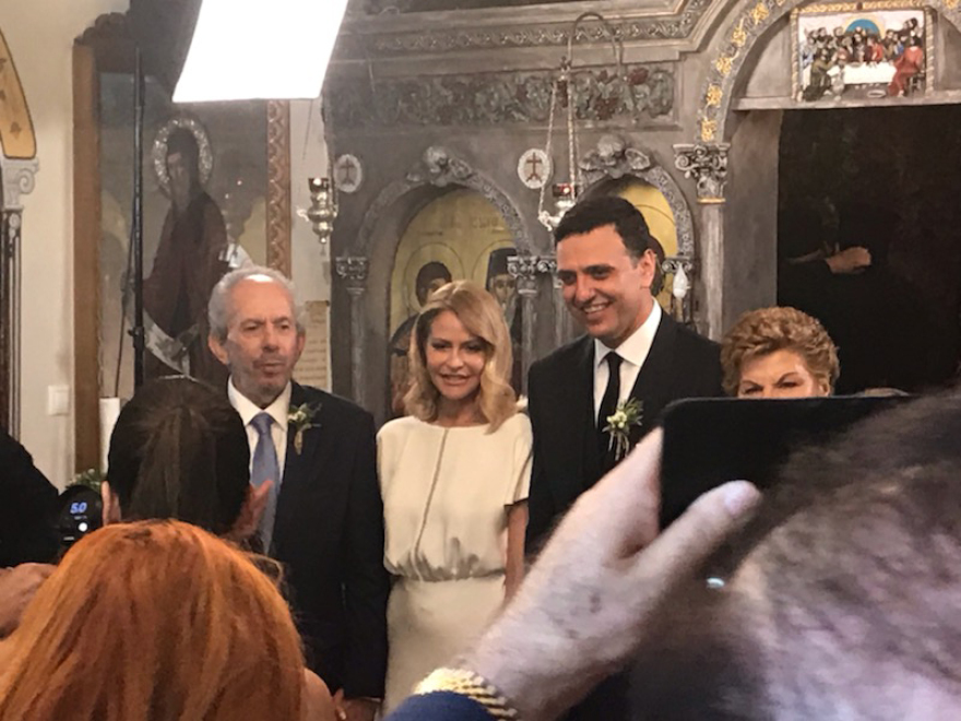 Γάμος Μπαλατσινού- Κικίλια: Δείτε φωτογραφίες μέσα από την εκκλησία