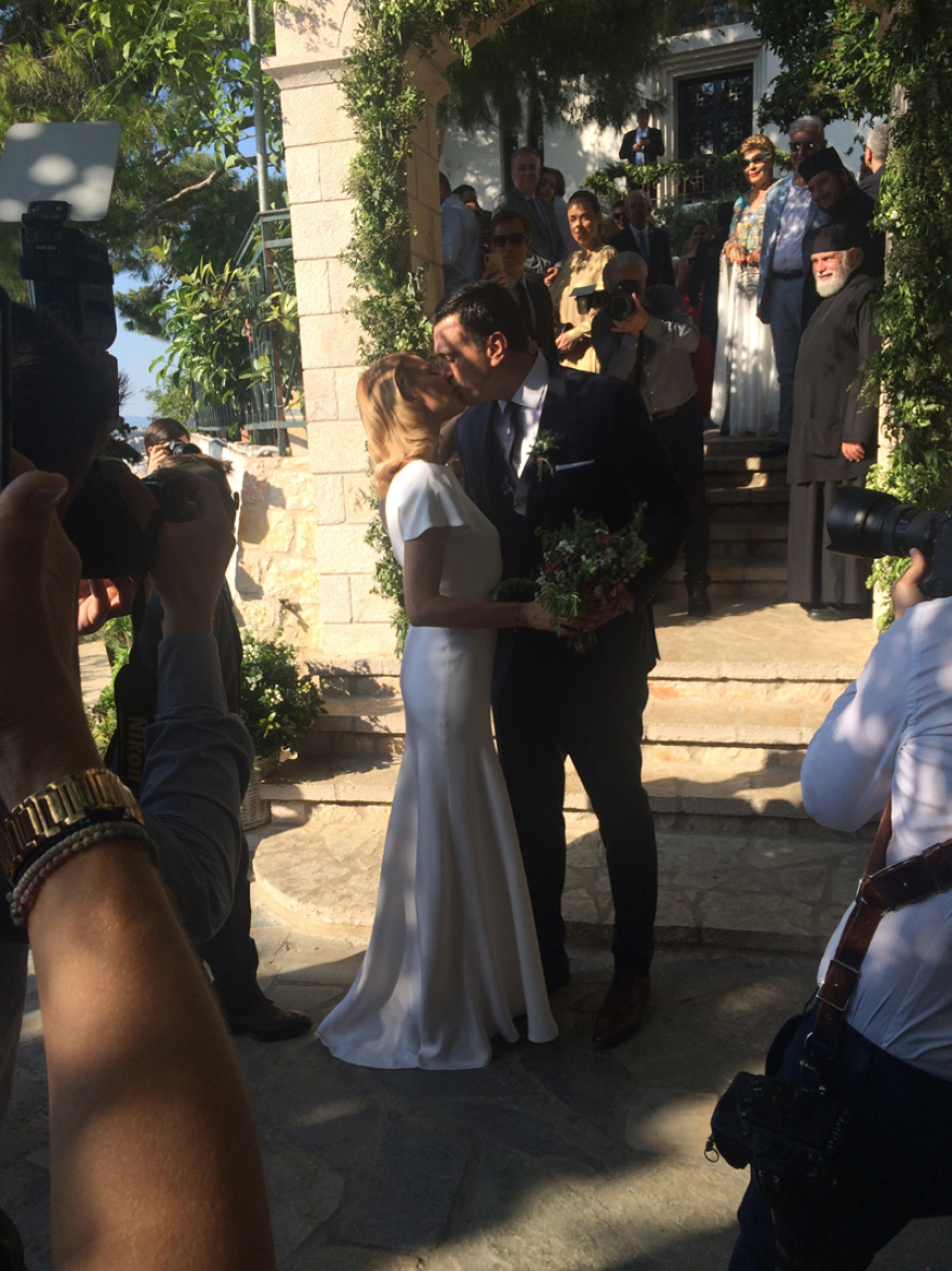 Γάμος Μπαλατσινού- Κικίλια: Δείτε φωτογραφίες μέσα από την εκκλησία