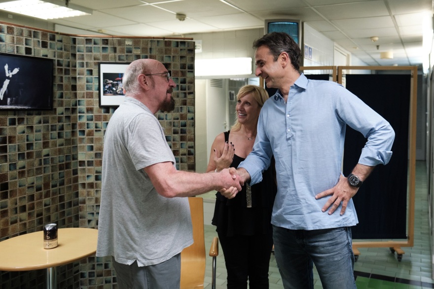 Ο Κυριάκος Μητσοτάκης συνομίλησε με τον Ίαν Άντερσον των Jethro Tull 