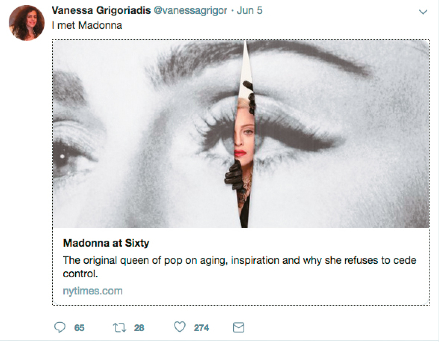 Vanessa Grigoriadis: H Ελληνίδα που τόλμησε να... «βιάσει» τη Μαντόνα 