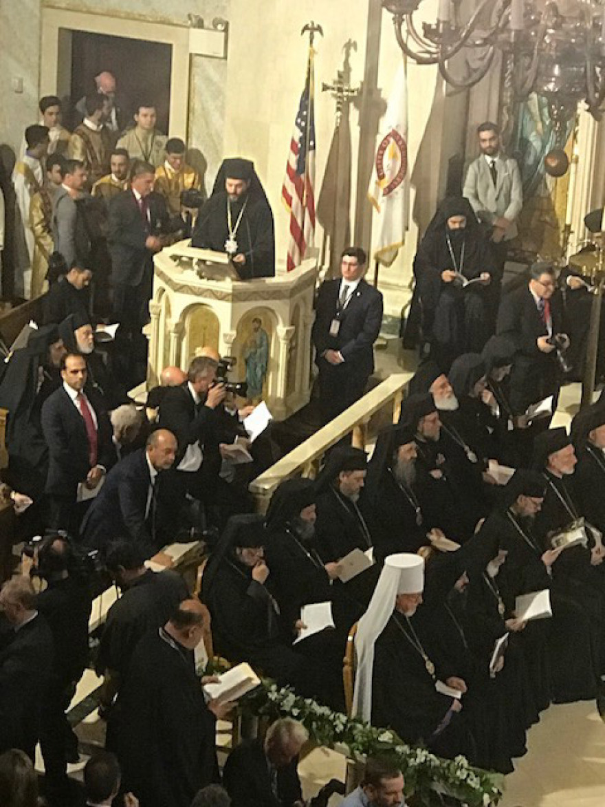 Βίντεο: Με λαμπρότητα ενθρονίστηκε ο Αρχιεπίσκοπος Αμερικής Ελπιδοφόρος στη Νέα Υόρκη