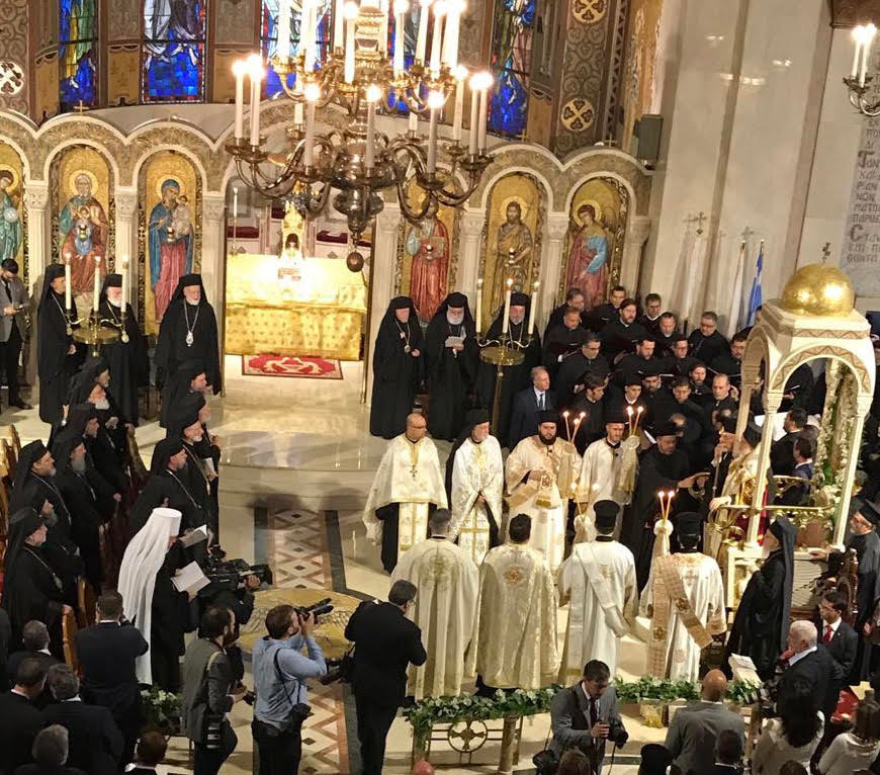 Βίντεο: Με λαμπρότητα ενθρονίστηκε ο Αρχιεπίσκοπος Αμερικής Ελπιδοφόρος στη Νέα Υόρκη