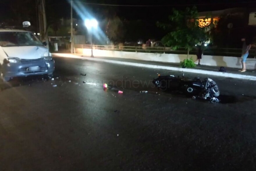 Τραγωδία στα Χανιά: Τροχαίο με δύο νεκρούς στο Καλαμάκι