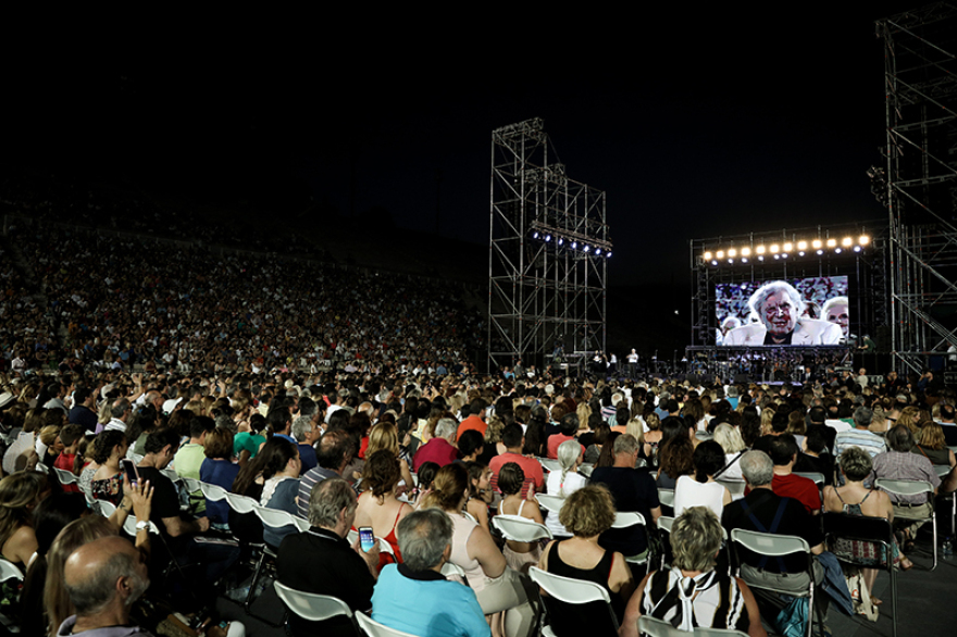 Μίκης Θεοδωράκης: H τελευταία συναυλία που έδωσε το «παρών» το 2019 στο Καλλιμάρμαρο