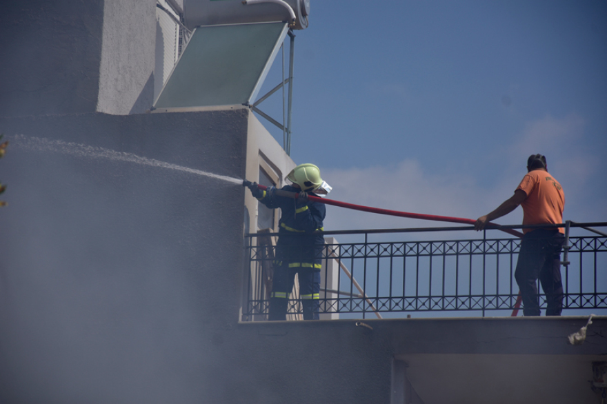 Φωτιά σε σούπερ μάρκετ στο Χιλιομόδι