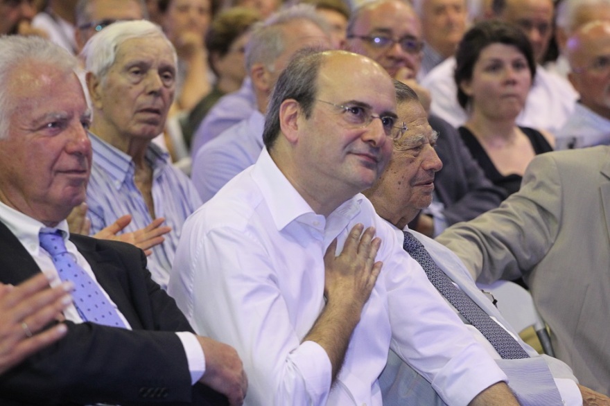 Εθνικές εκλογές: Πλήθος κόσμου στην κεντρική εκδήλωση του Κωστή Χατζηδάκη