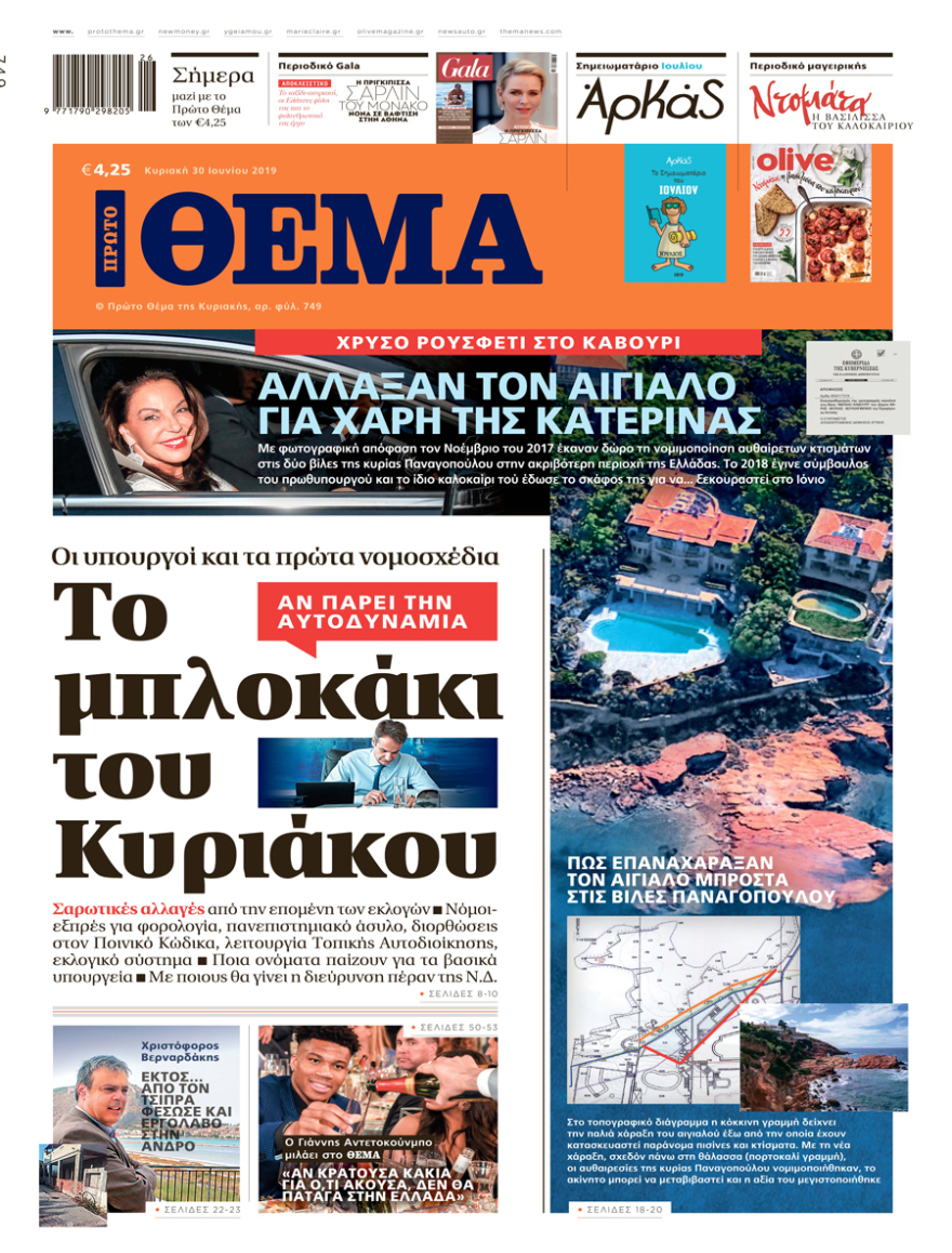 Άλλαξαν τον Αιγιαλό για το χατίρι της Κατερίνας