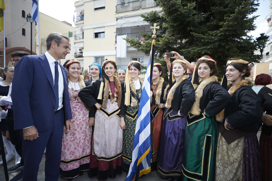 Μητσοτάκης από Σέρρες: Η ενότητα του έθνους παραμένει βασικό ζητούμενο