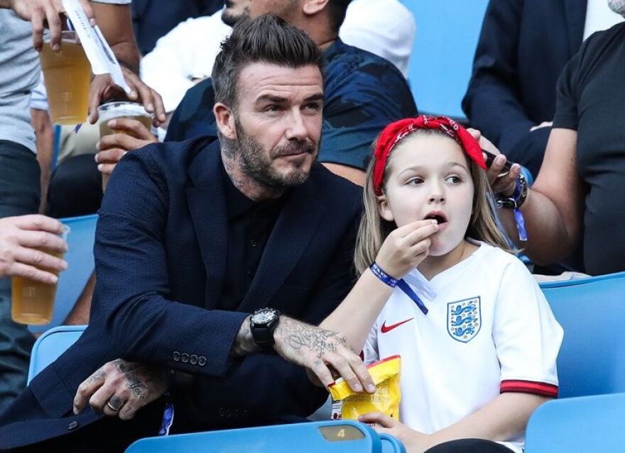 Ο Ντέιβιντ Μπέκαμ φιλάει την κόρη του στο στόμα και δέχεται κριτική 