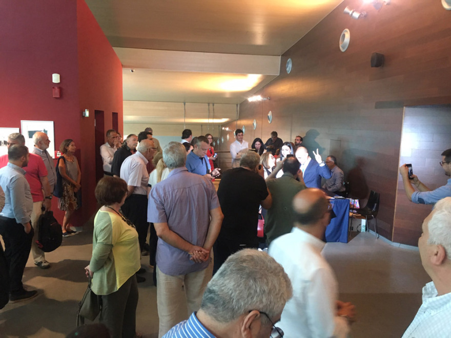 Πλήθος κόσμου στην κεντρική ομιλία του Κωνσταντίνου Μπογδάνου