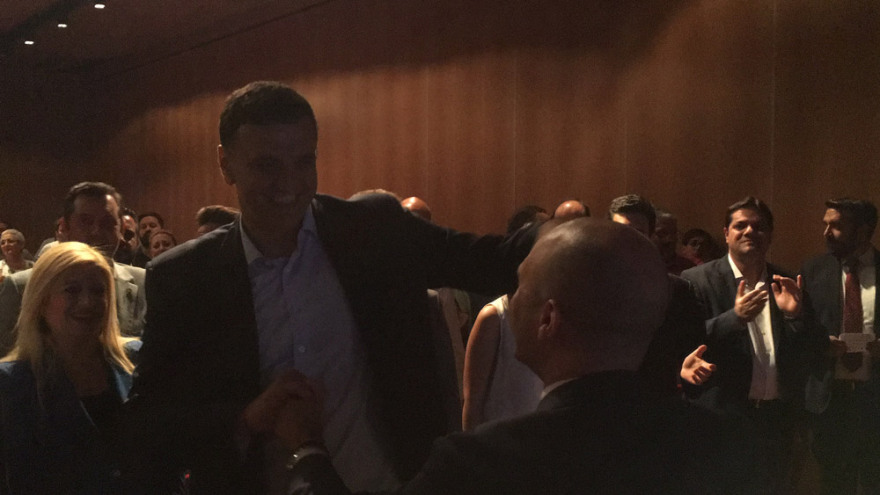 Πλήθος κόσμου στην κεντρική ομιλία του Κωνσταντίνου Μπογδάνου