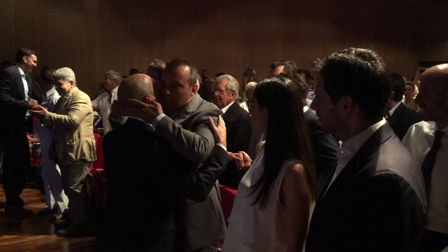 Πλήθος κόσμου στην κεντρική ομιλία του Κωνσταντίνου Μπογδάνου