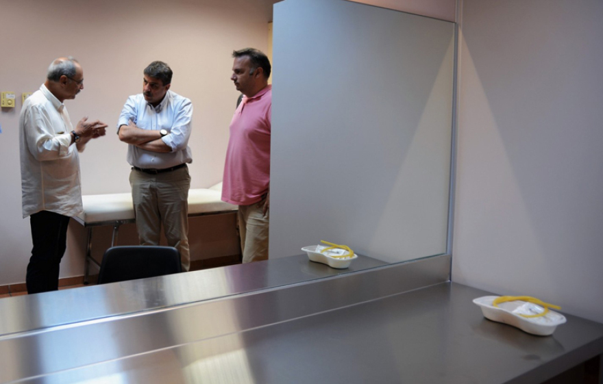 Ο Ξανθός επισκέφθηκε Χώρο Εποπτευόμενης Χρήσης ναρκωτικών που ακόμη δεν έχει διαμορφωθεί...