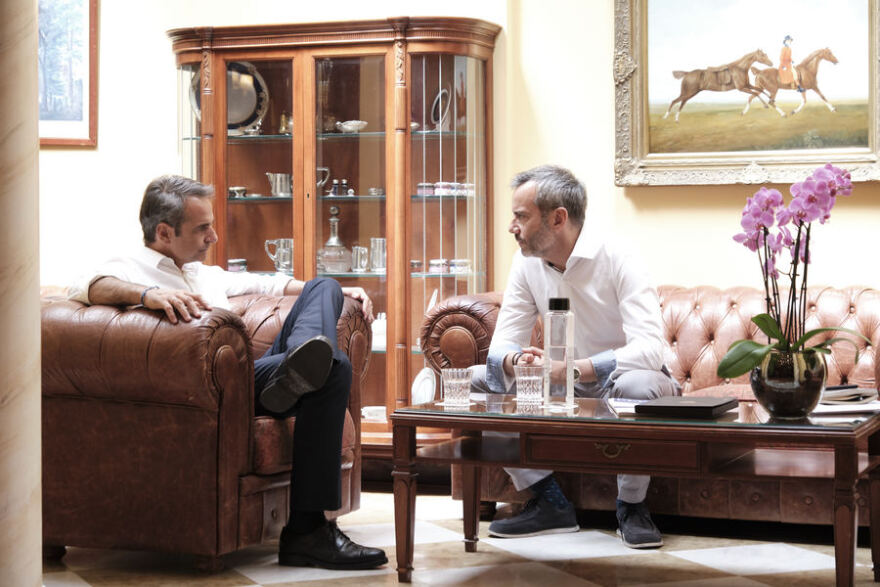 Συνάντηση Μητσοτάκη - Ζέρβα στην Θεσσαλονίκη