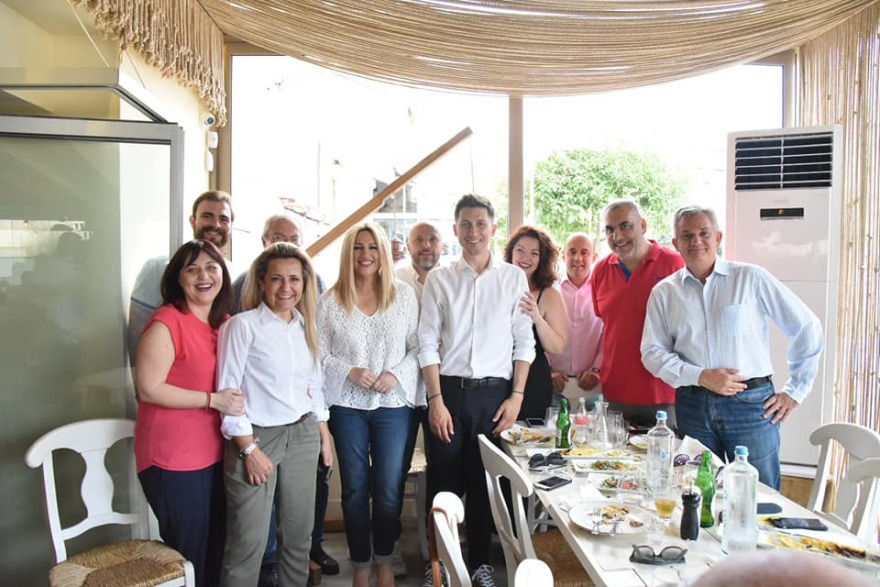 Φώφη Γεννηματά: Χαμόγελα αισιοδοξίας από την Ηλιούπολη