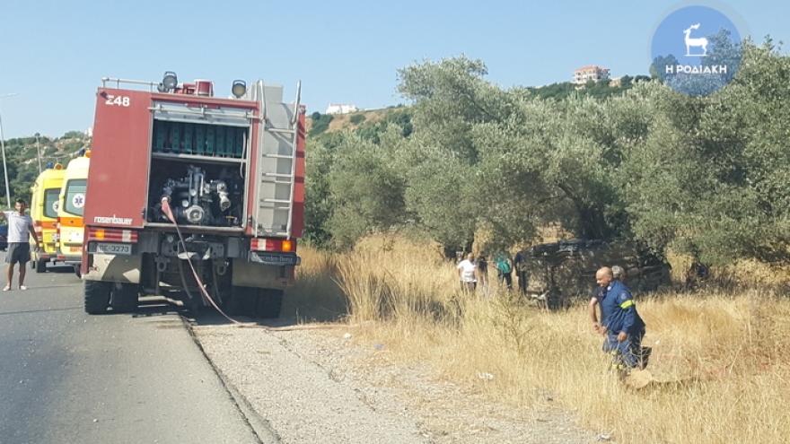 Τρoχαίο δυστύχημα με έναν νεκρό στη Ρόδο