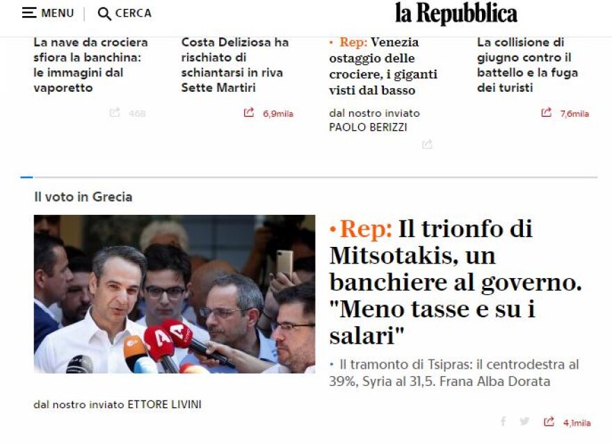 Διεθνή ΜΜΕ για την αυτοδυναμία της ΝΔ: «Σαρωτική νίκη» και «τέλος του αριστερού λαϊκισμού»