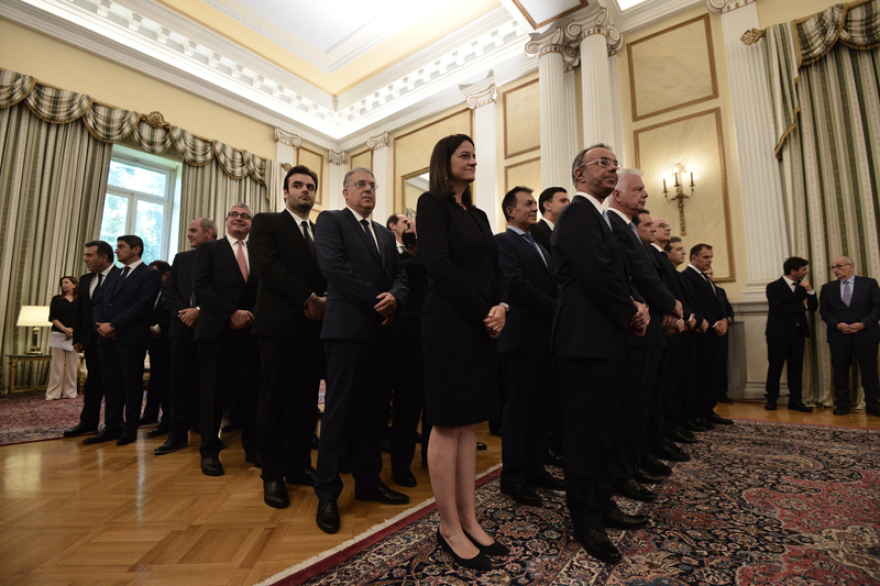 Η ορκωμοσία της κυβέρνησης Μητσοτάκη σε 20 φωτογραφίες μέσα από το Προεδρικό Μέγαρο