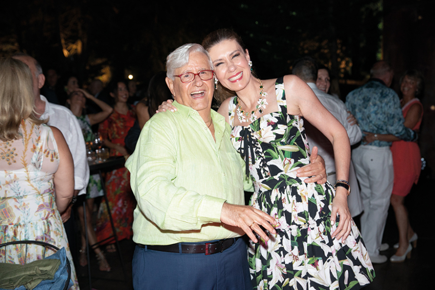 Δήμητρα και Γιάννης Κούστας: Μυθική βάφτιση στην Κέρκυρα