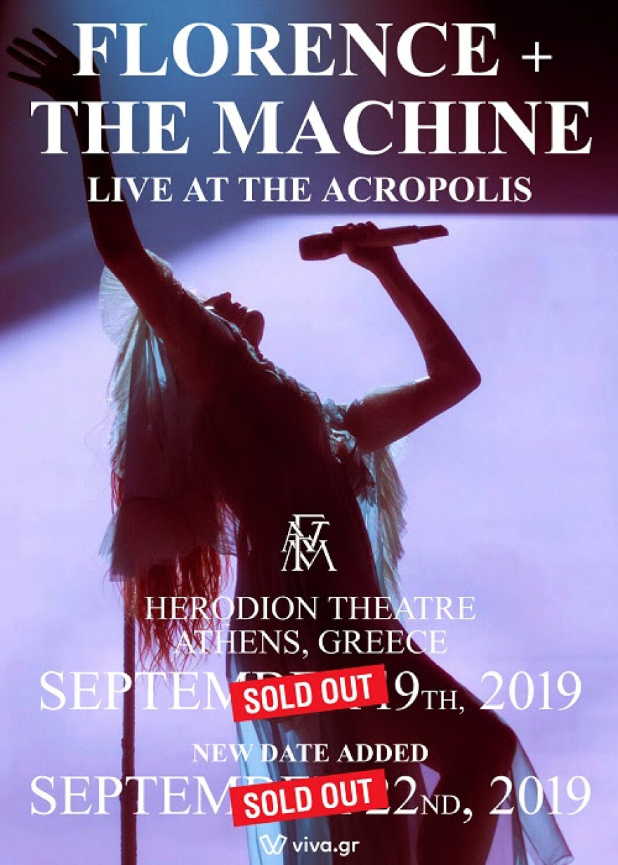 Florence & The Machine: Sold out και η συναυλία στις 22 Σεπτεμβρίου