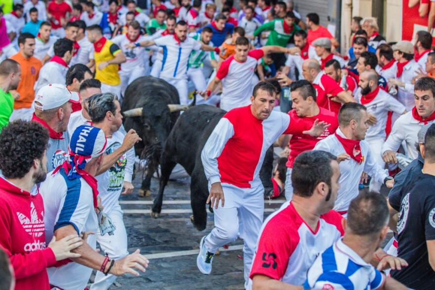 Επτά άνθρωποι ποδοπατήθηκαν στις ταυροδρομίες στην Παμπλόνα