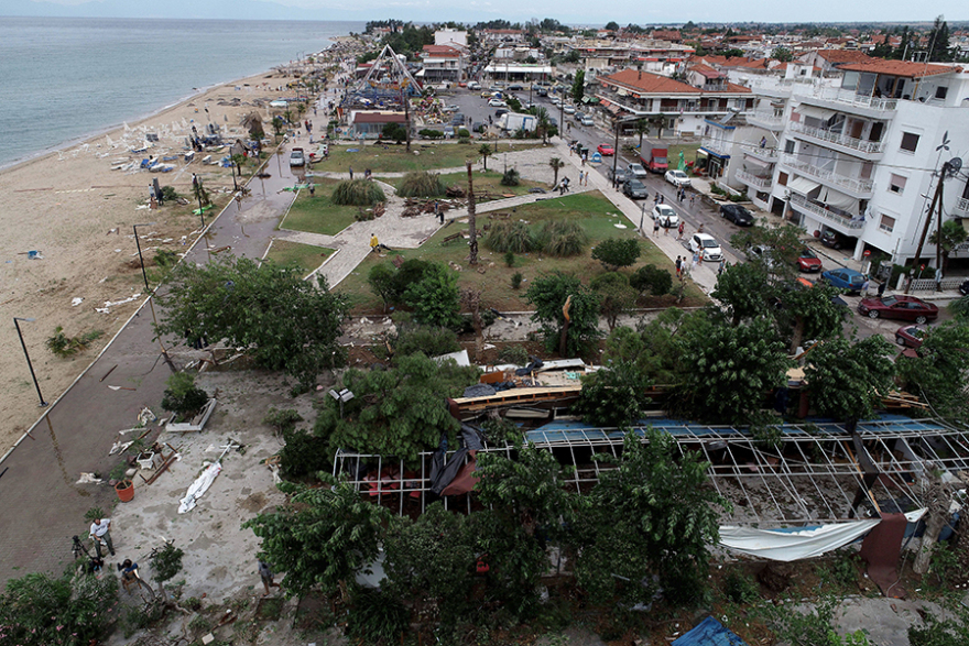 Η καταστροφή στη Χαλκιδική σε 20 αεροφωτογραφίες