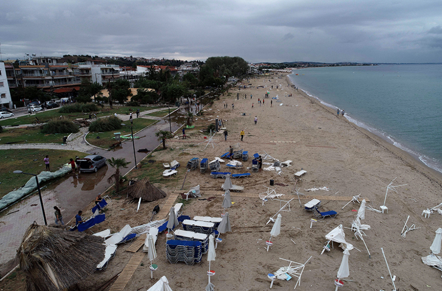 Η καταστροφή στη Χαλκιδική σε 20 αεροφωτογραφίες