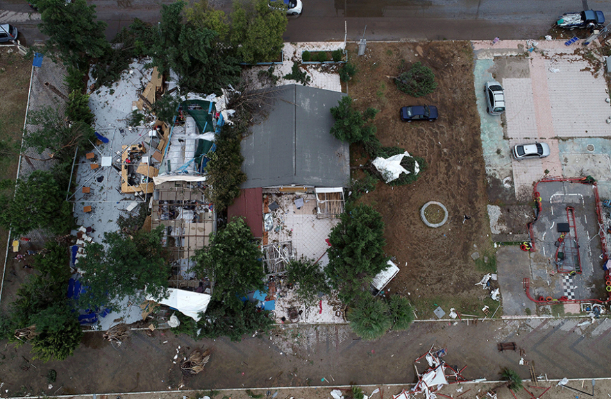 Η καταστροφή στη Χαλκιδική σε 20 αεροφωτογραφίες