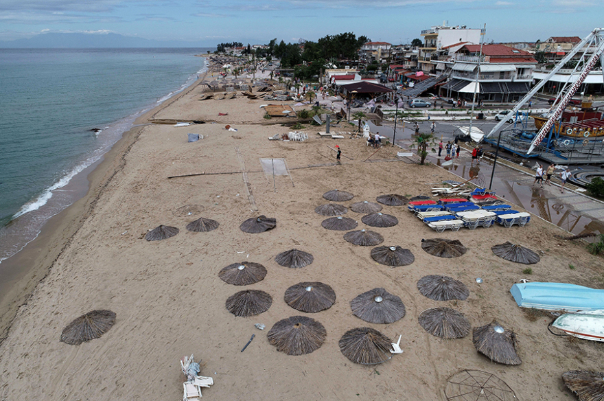 Η καταστροφή στη Χαλκιδική σε 20 αεροφωτογραφίες