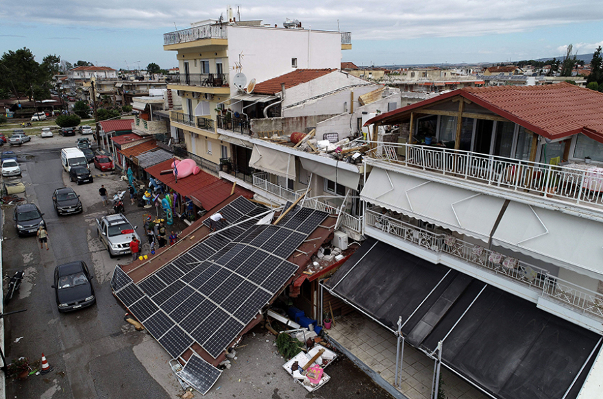 Η καταστροφή στη Χαλκιδική σε 20 αεροφωτογραφίες