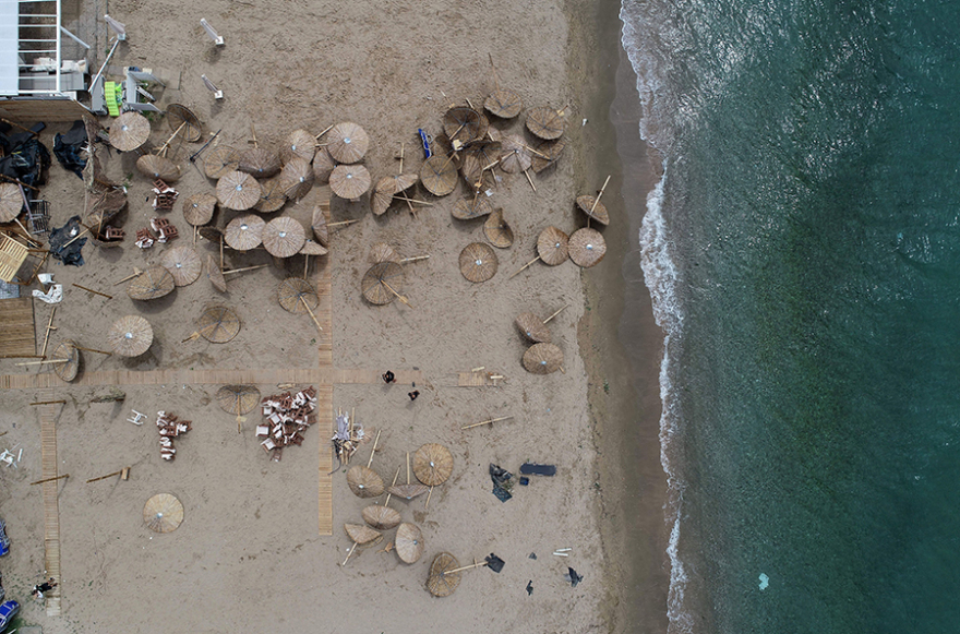 Η καταστροφή στη Χαλκιδική σε 20 αεροφωτογραφίες