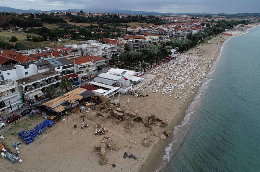 Η καταστροφή στη Χαλκιδική σε 20 αεροφωτογραφίες
