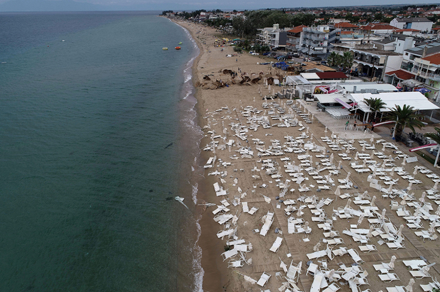 Η καταστροφή στη Χαλκιδική σε 20 αεροφωτογραφίες