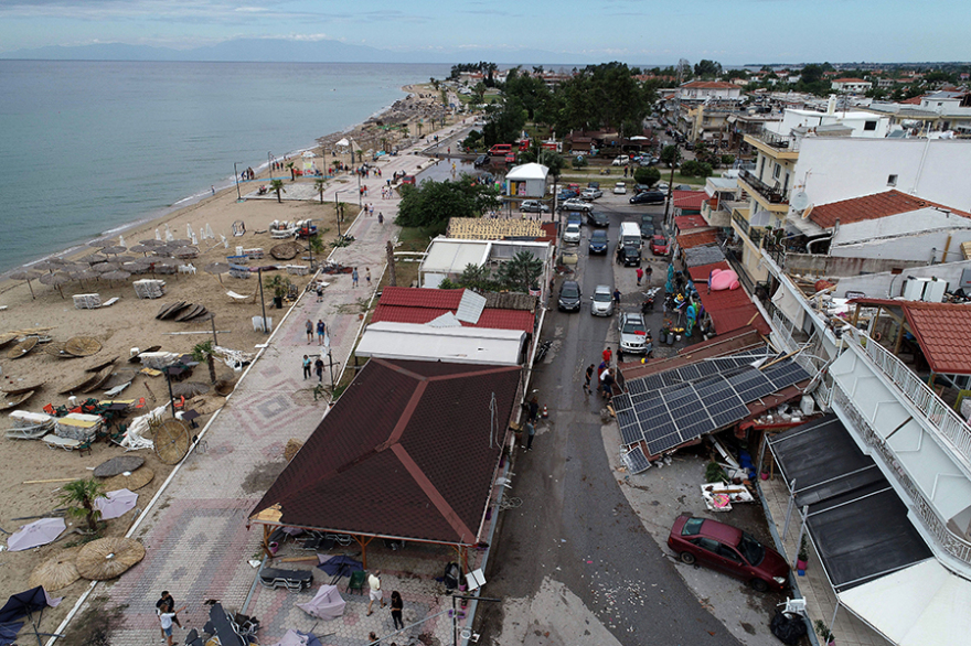 Η καταστροφή στη Χαλκιδική σε 20 αεροφωτογραφίες
