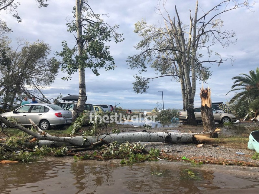 Χαλκιδική - Φονική κακοκαιρία: Φωτογραφίες και βίντεο από την καταστροφή