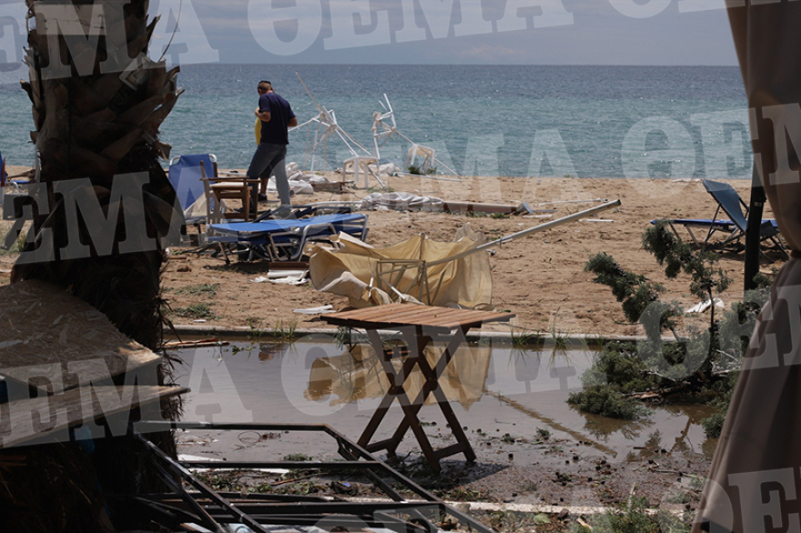 Φονική θεομηνία στη Χαλκιδική: Οδοιπορικό του protothema.gr στον τόπο της τραγωδίας
