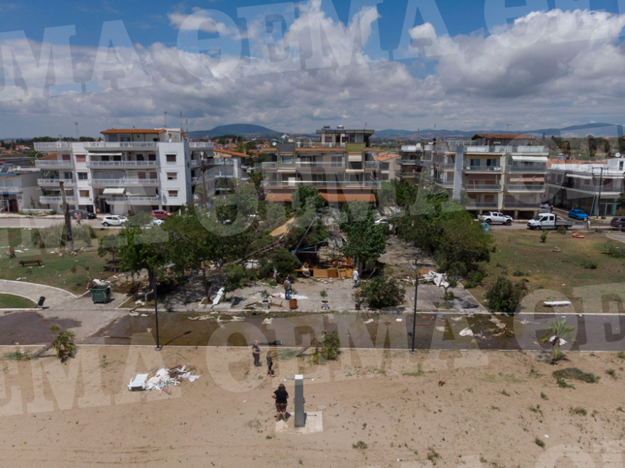 Χαλκιδική: Οι εικόνες - σοκ της καταστροφής