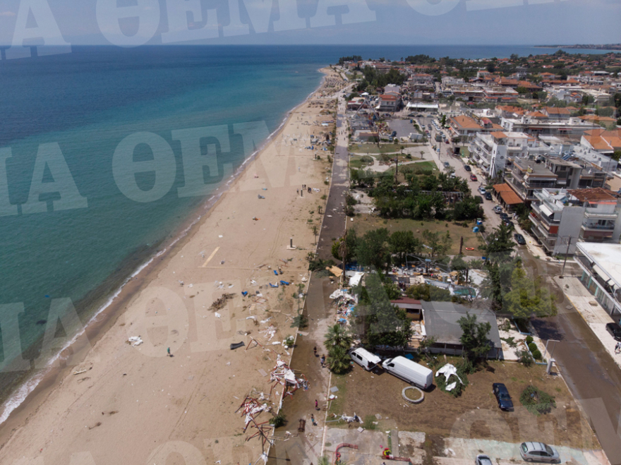 Χαλκιδική: Οι εικόνες - σοκ της καταστροφής