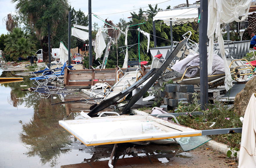 Χαλκιδική: Οι εικόνες - σοκ της καταστροφής