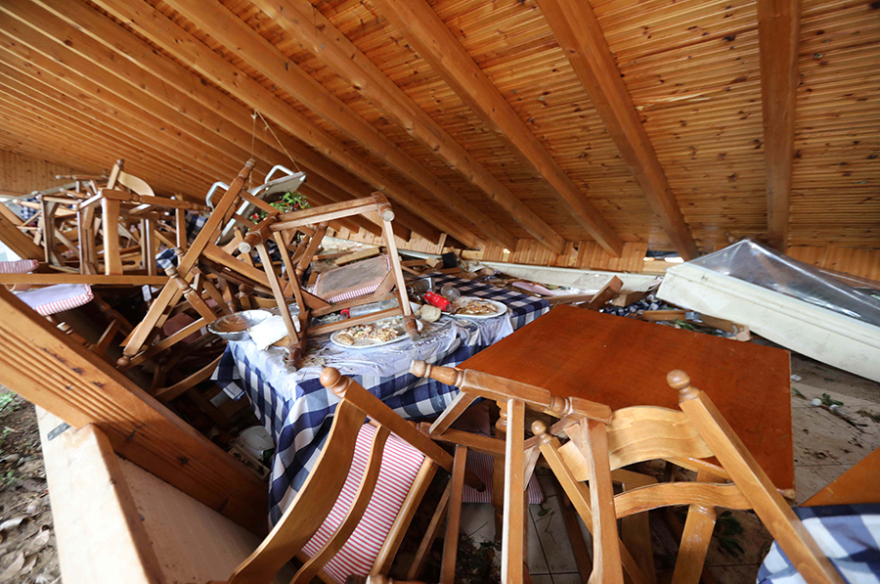 Χαλκιδική: Οι εικόνες - σοκ της καταστροφής