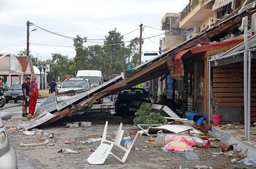 Χαλκιδική: Οι εικόνες - σοκ της καταστροφής