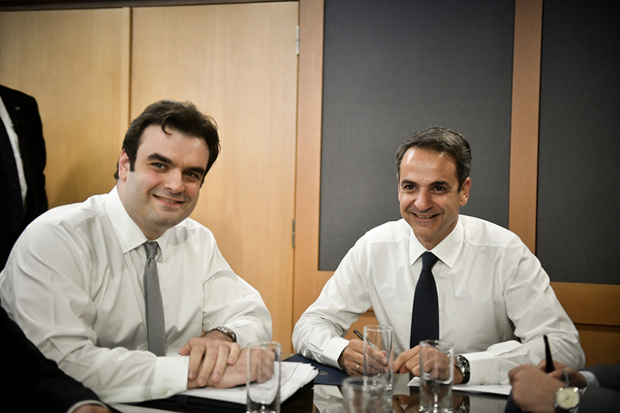 Ο Μητσοτάκης στο υπουργείο Ψηφιακής Διακυβέρνησης