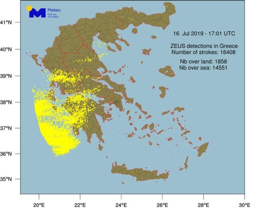 Καιρός: Ο Αντίνοος «βούλιαξε» Κορινθία και Σποράδες - Πού θα χτυπήσει τις επόμενες ώρες