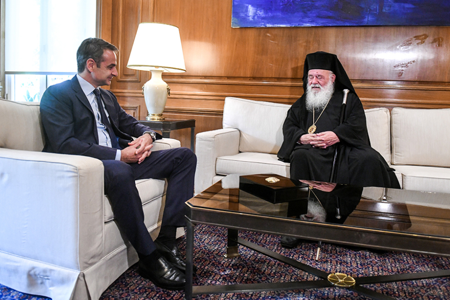 Μητσοτάκης- Ιερώνυμος: Νέα αρχή στις σχέσεις Πολιτείας - Εκκλησίας