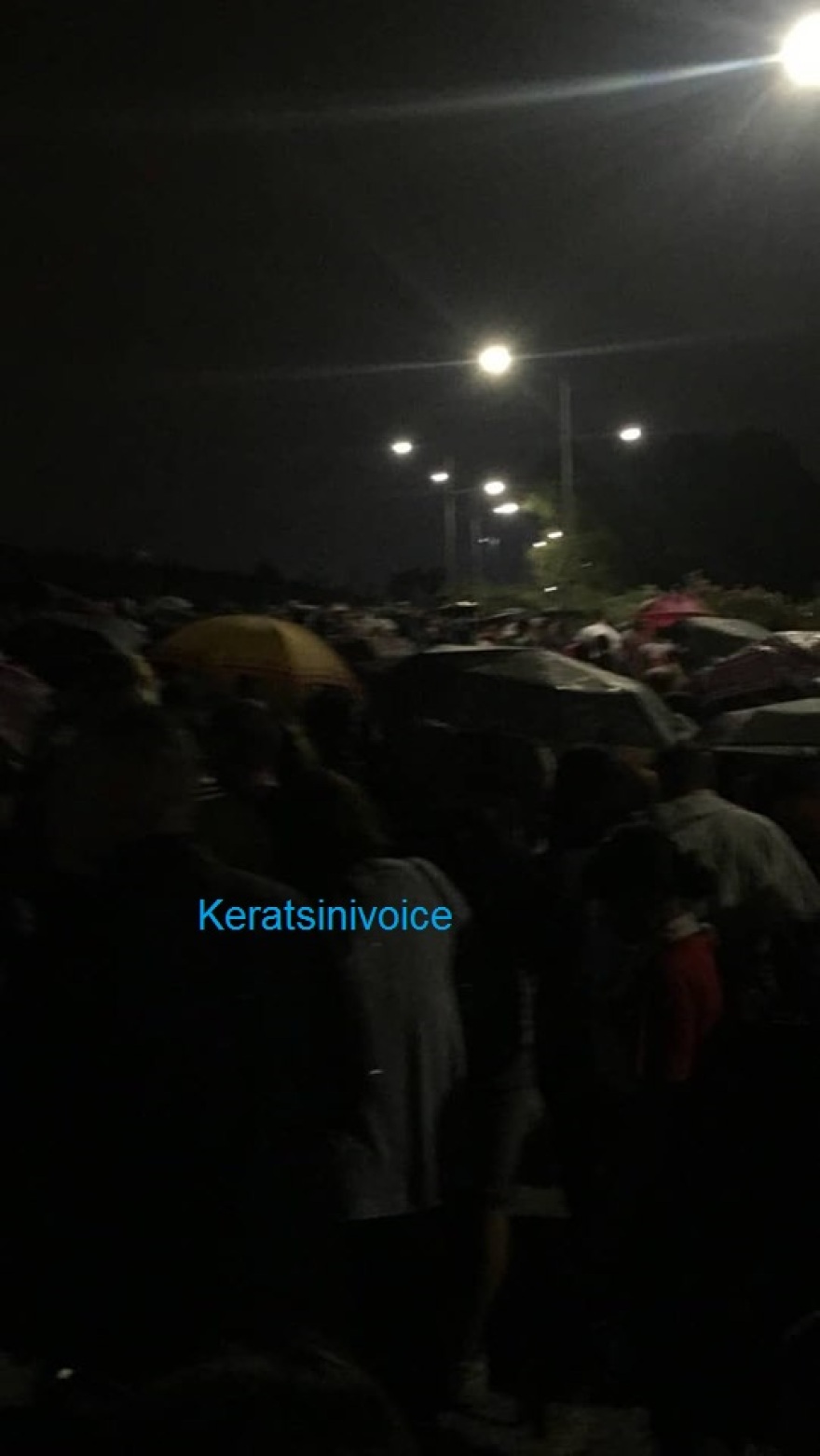 Ο «Αντίνοος»... νίκησε τη Ζουγανέλη - Διακόπηκε η συναυλία στην Δραπετσώνα λόγω της κακοκαιρίας