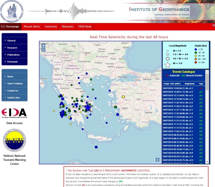 Σεισμός στην Αθήνα: 4,4 Ρίχτερ ο ισχυρότερος μετασεισμός