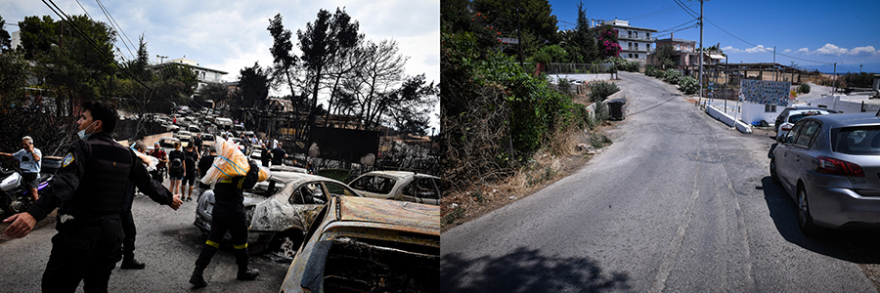 Μάτι, ένας χρόνος μετά: 15 εικόνες από την τραγωδία στην ελπίδα