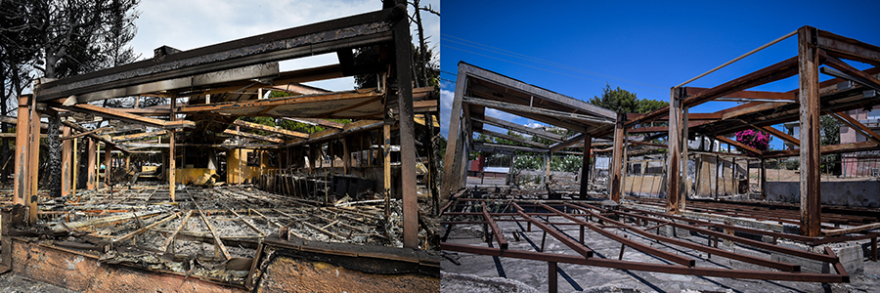 Μάτι, ένας χρόνος μετά: 15 εικόνες από την τραγωδία στην ελπίδα