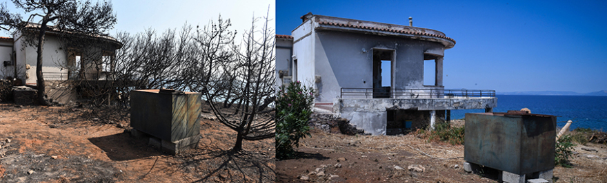 Μάτι, ένας χρόνος μετά: 15 εικόνες από την τραγωδία στην ελπίδα